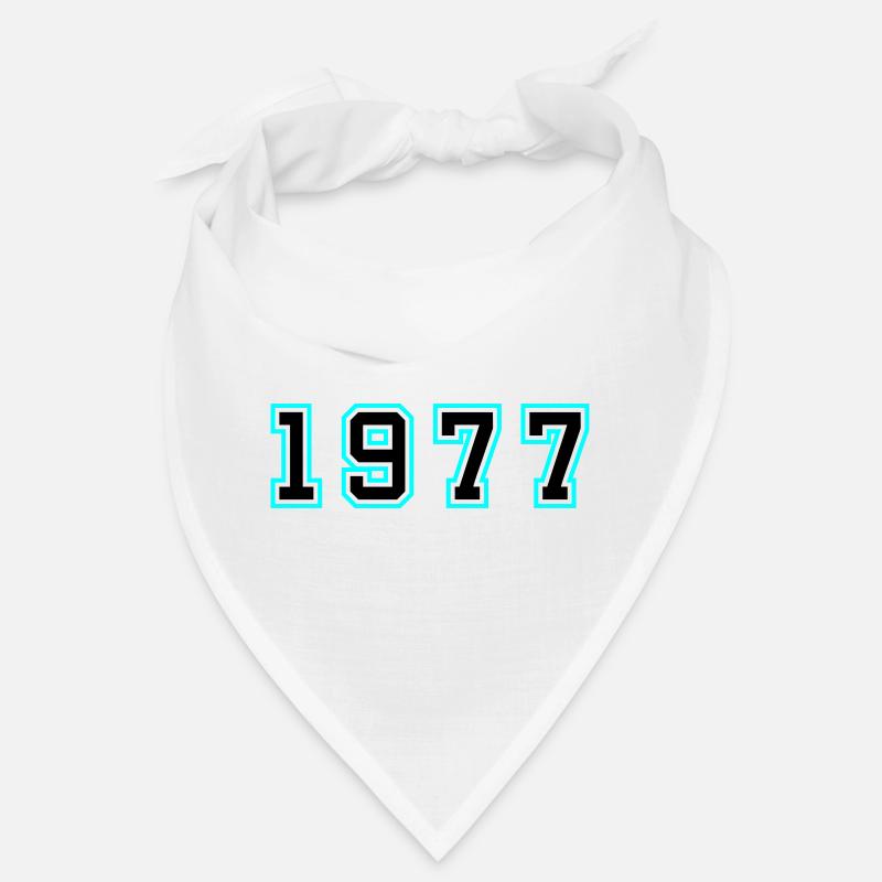 1977 Year Birthday Bandana