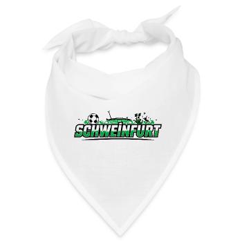 Schweinfurt Fussball Fanartikel Fußball Fan - Bandana - Weiß - Vorne