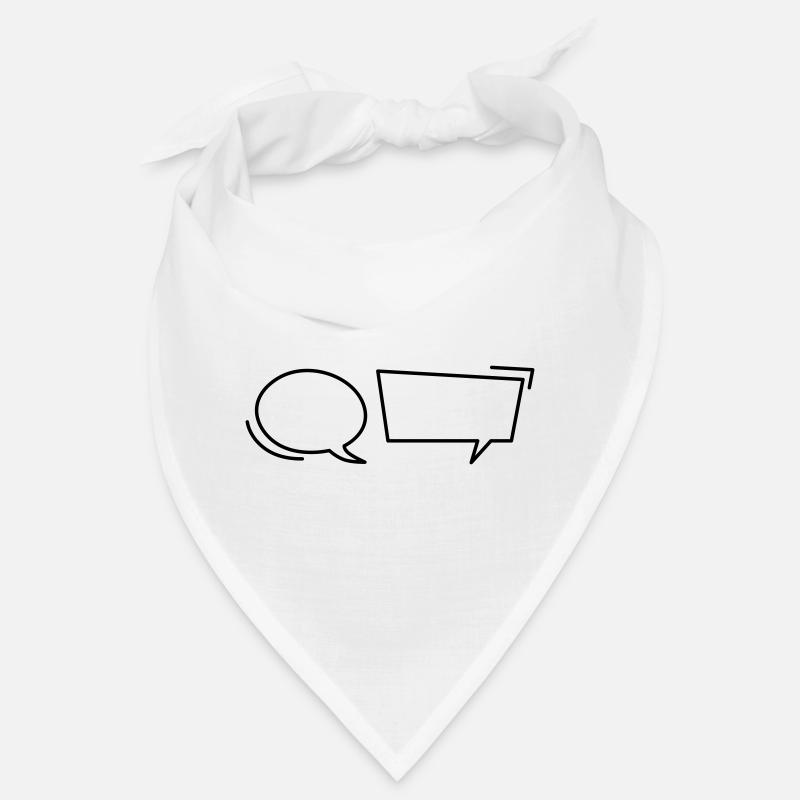 Comic speech bubbles Bandana