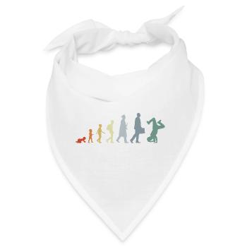 Vintage Breakdancer Evolution - Bandana - Weiß - Vorne