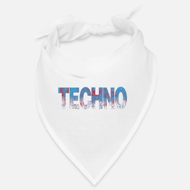 Techno Texte en difficulté Art Bandana
