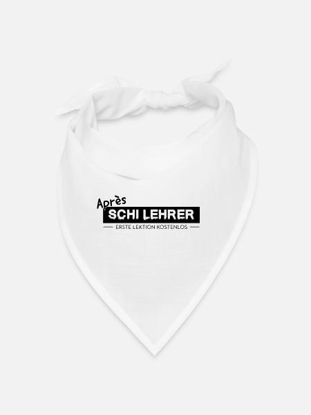 Chemise de soirée moniteur d’après-ski - Bandana - blanc - Devant