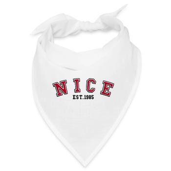 Nizza, gegründet 1985 - Bandana - Weiß - Vorne