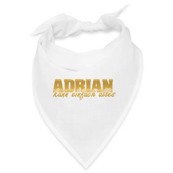 Adrian als Frau - Bandana - Weiß - Vorne