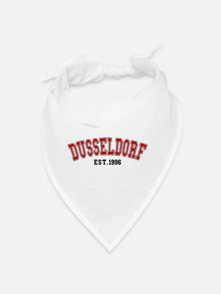Düsseldorf gegründet 1996 - Bandana - Weiß
