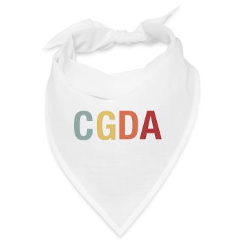 CGDA Bratsche Viola Tuning Saite Musiker retro - Bandana - Weiß - Vorne