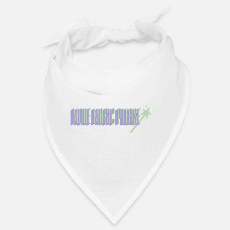 More Magic Please Wand Art Bandana