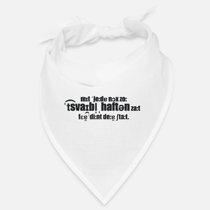 dubious acts - Bandana - white