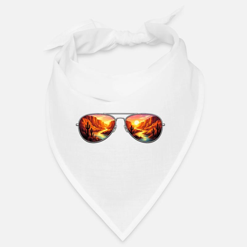 Aviateur du coucher du désert du canyon Bandana