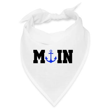 Blauer Anker Nautik Moin - Bandana - Weiß - Vorne