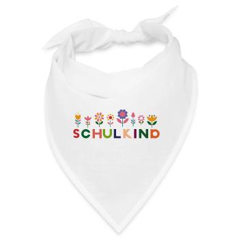Schulkind  - Bandana - Weiß - Vorne
