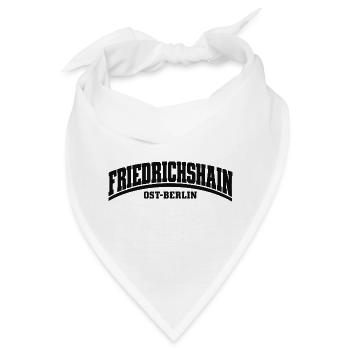 Friedrichshain - Ost-Berlin - Bezirk - Deutschland - Bandana - Weiß - Vorne
