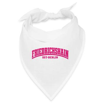 Friedrichshain - Ost-Berlin - Bezirk - Deutschland - Bandana - Weiß - Vorne