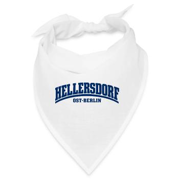 Hellersdorf - Ost-Berlin - Bezirk - Deutschland - Bandana - Weiß - Vorne