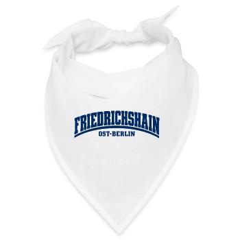 Friedrichshain - Ost-Berlin - Bezirk - Deutschland - Bandana - Weiß - Vorne