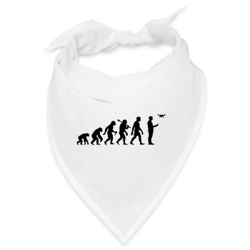 Drohne Evolution Für Drone Piloten - Bandana - Weiß - Vorne