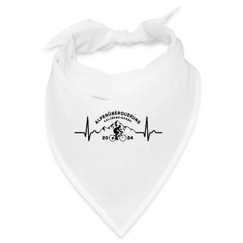 Alpenüberquerung Alpen 2024 Salzburg Grado - Bandana - Weiß - Vorne