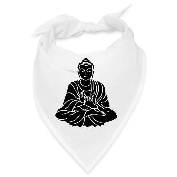 buddha_1 - Bandana - Weiß - Vorne