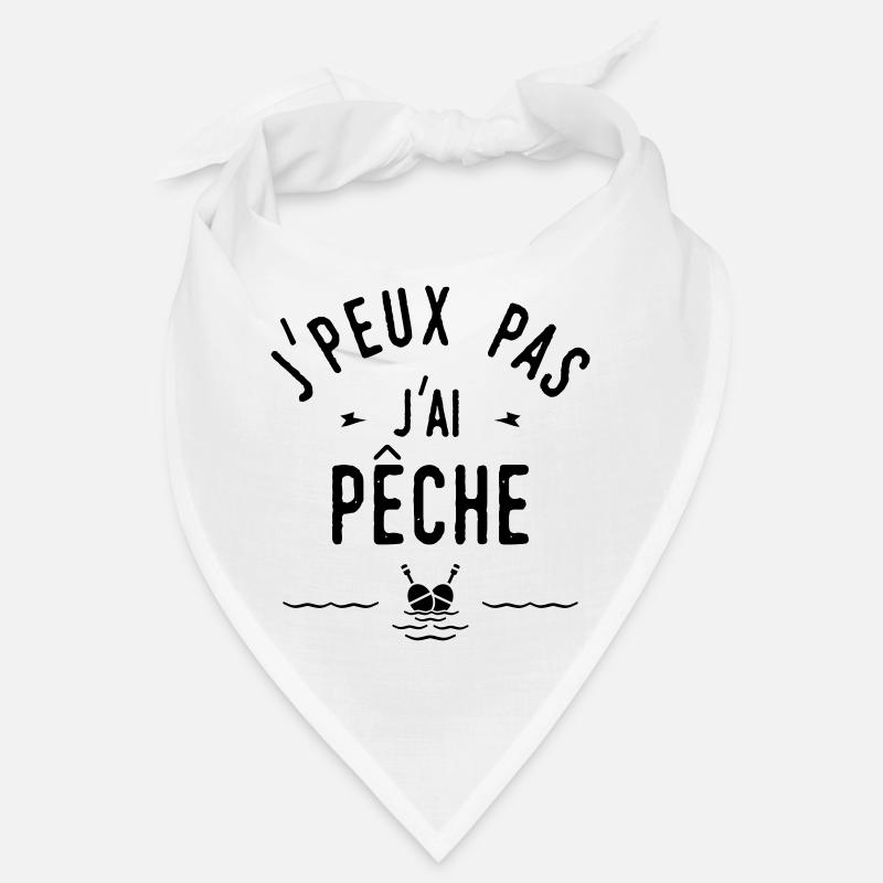 j'peux pas j'ai pêche - Bandana - blanc