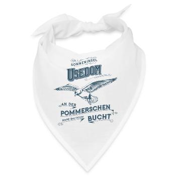 Sonneninsel Usedom - Bandana - Weiß - Vorne