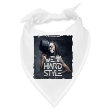 We Love Hardstyle - Bandana - Weiß - Vorne