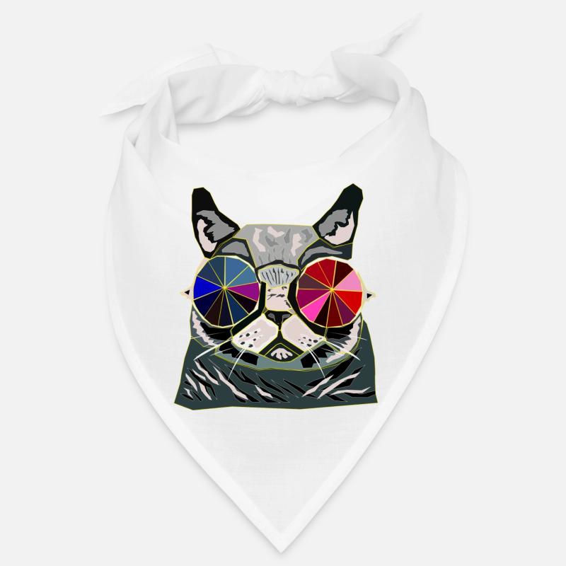 Coole Katze Geschenkidee Bandana