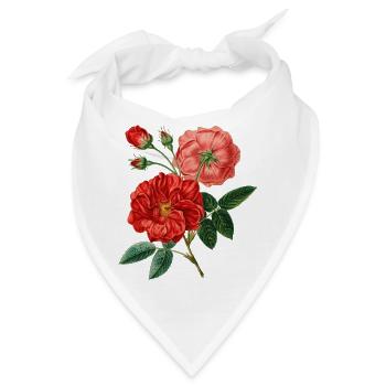 Rosen-Anlage - Bandana - Weiß - Vorne