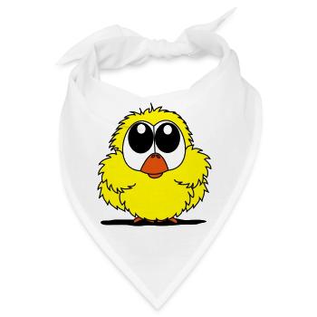Küken - Bandana - Weiß - Vorne
