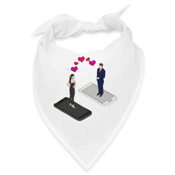 dating online Handy Internetdate love partnersuche - Bandana - Weiß - Vorne