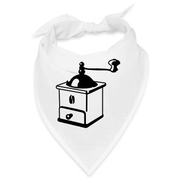 Kaffeemuehle - Bandana - Weiß - Vorne