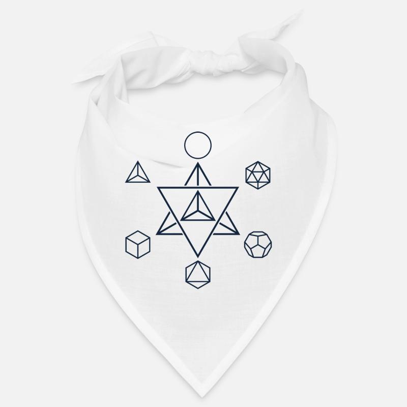 Merkaba and the Platonic Solids, Sacred Geometry Bandana