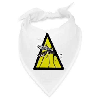 Mücke Mücken Insekten Insekten Moskitos - Bandana - Weiß - Vorne