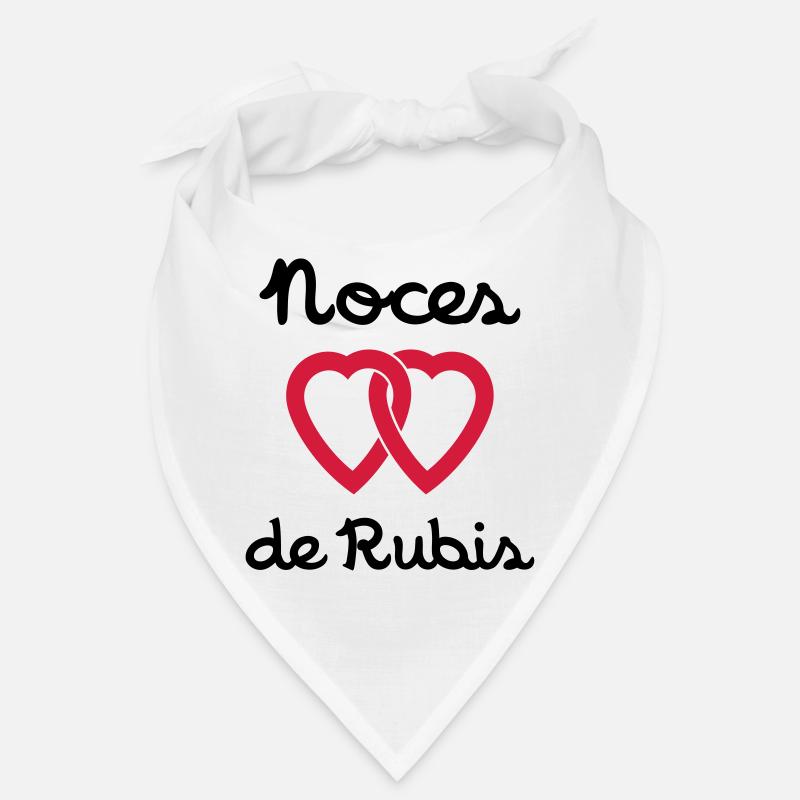 Noces de Rubis Bandana