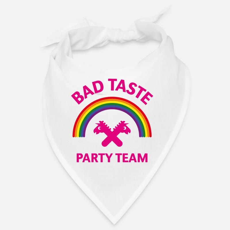 Bad Taste Party Team (Einhorn / Regenbogen) Bandana