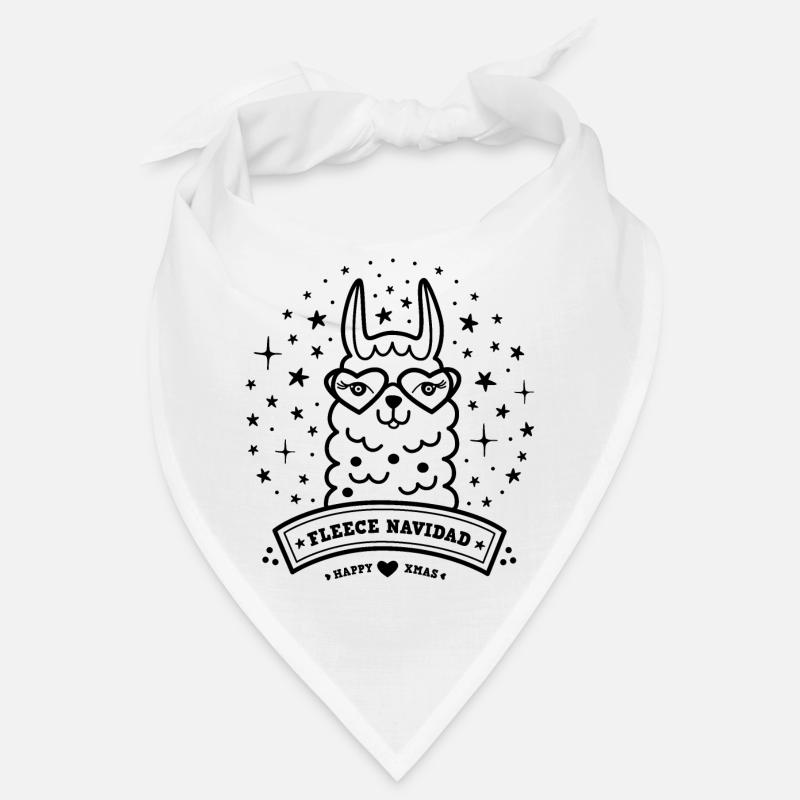 Lama Weihnachten Bandana