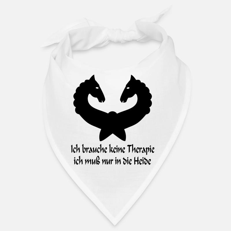 Lüneburger Heide Pferde - Bandana - Weiß