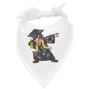 Tupfen Abschlussklasse Abschluss Student - Bandana - Weiß - Vorne