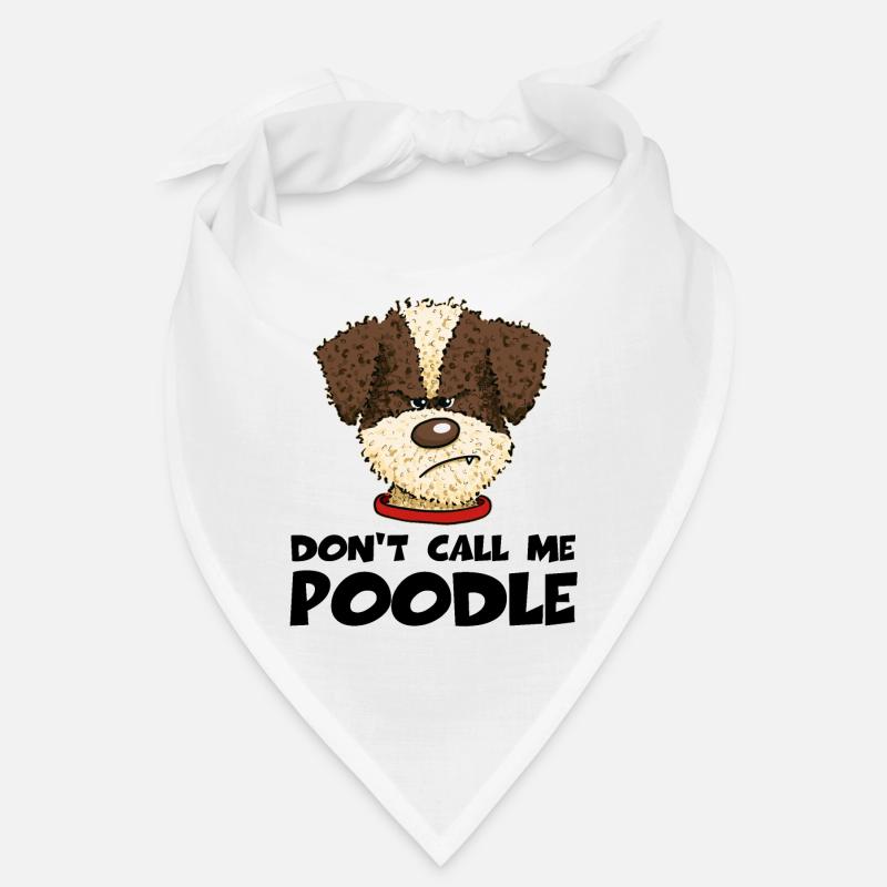 Poodle1 1 - Bandana - Weiß