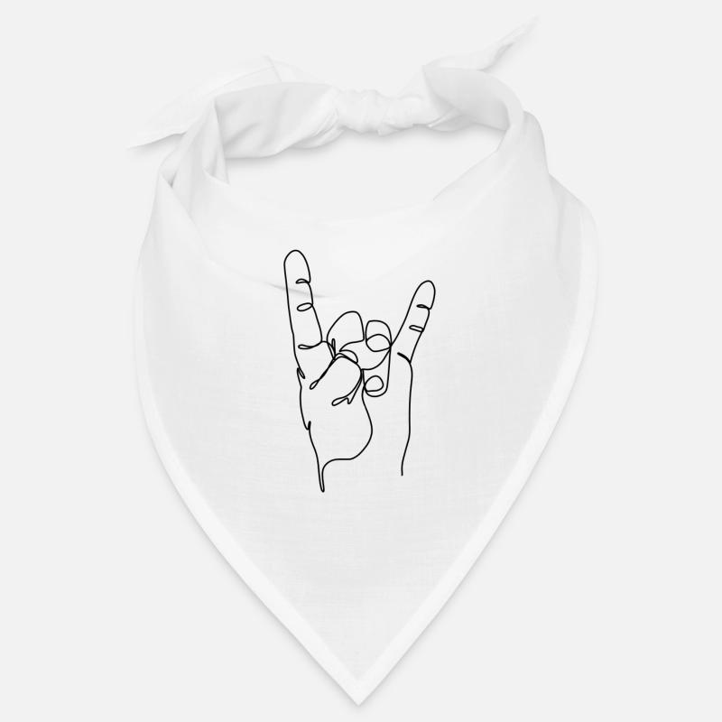 Le signe des cornes Bandana