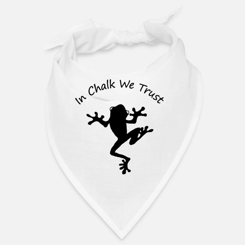 Bouldering Climbing Boulder Frog In Chalk We Trust Bandana
