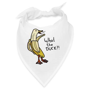 Banana Duck - What the Duck - Bandana - Weiß - Vorne