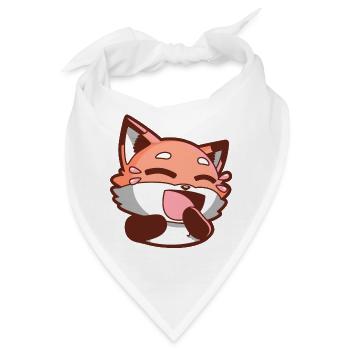 Fuchs Füchse - Bandana - Weiß - Vorne