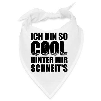 Coole Sprüche - Bandana - Weiß - Vorne