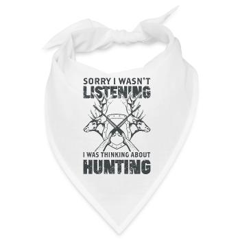 Sorry, ich habe nicht gehört - Bandana - Weiß - Vorne
