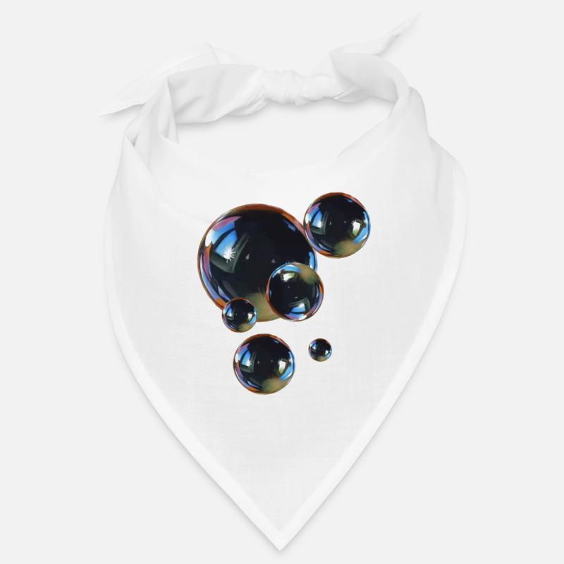 Reflective bubble art Bandana