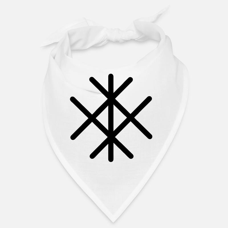 Liebe Mann für Mann in Wikingerrunen Bandana