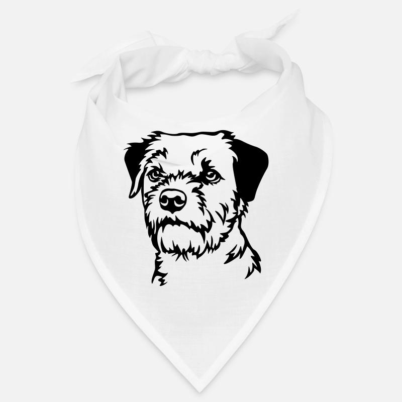 Border Terrier Kopf Bandana