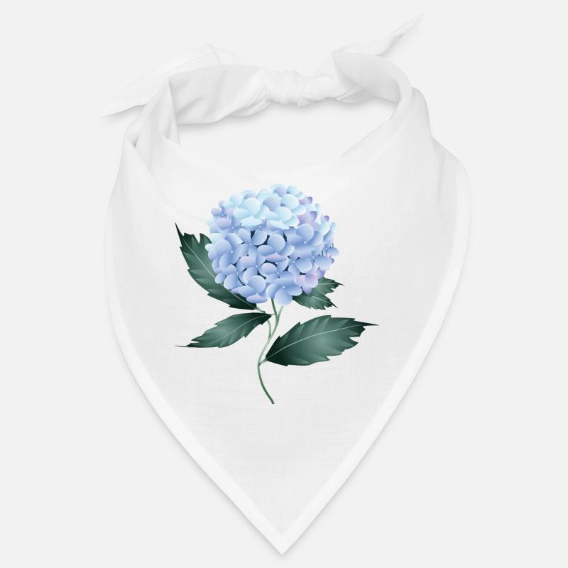A delicate blue hydrangea - Fascinating flower Bandana