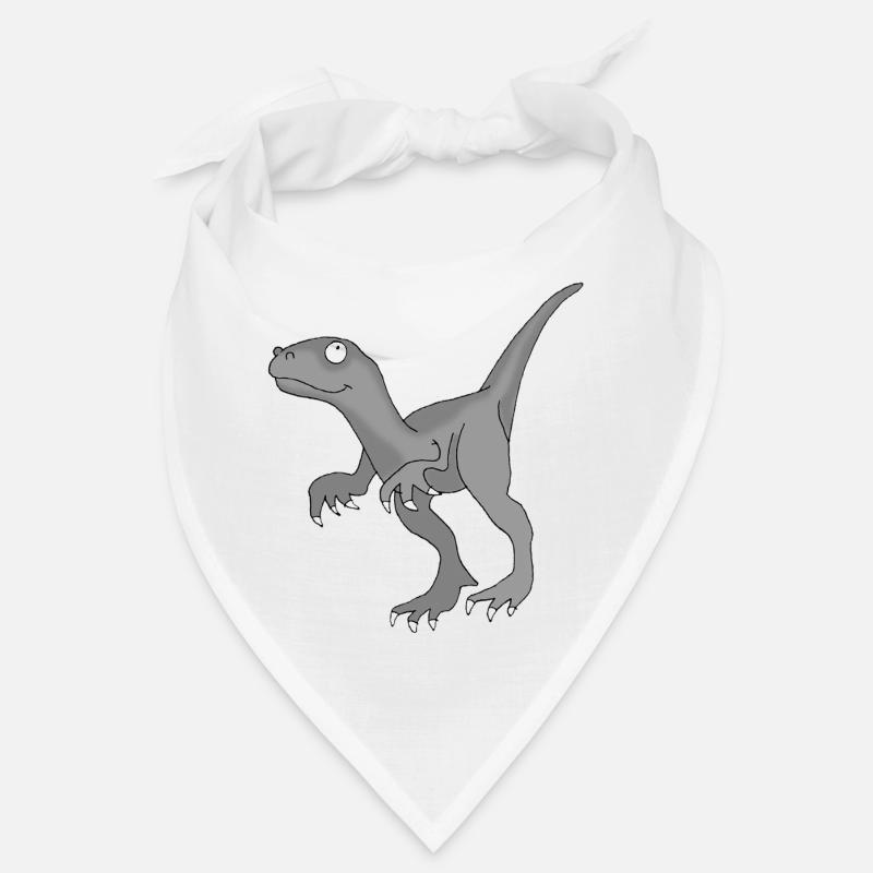 Dino 2 - Bandana - blanc