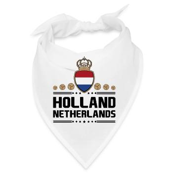 HOLLAND - NIEDERLANDE - Bandana - Weiß - Vorne